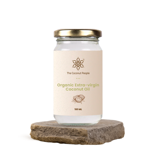100% Organic Extra Virgin Coconut Oil (180 ML)