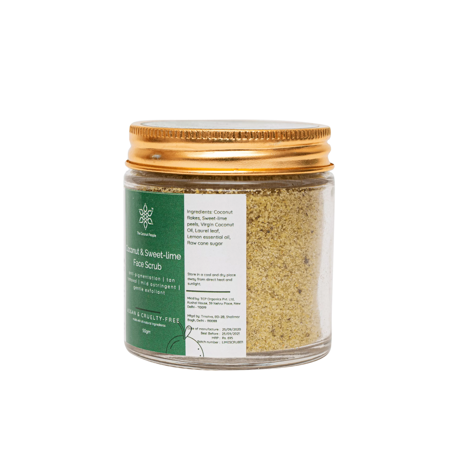Coconut & Sweet-Lime Face Scrub