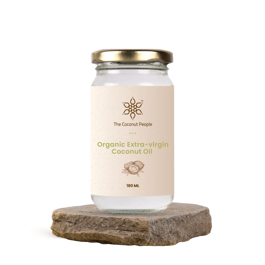 100% Organic Extra Virgin Coconut Oil (180 ML)