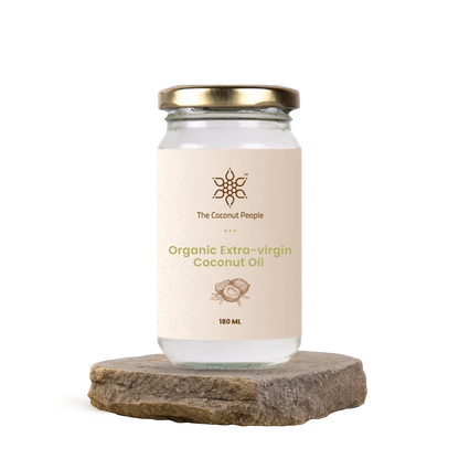 100% Organic Extra Virgin Coconut Oil (180 ML)