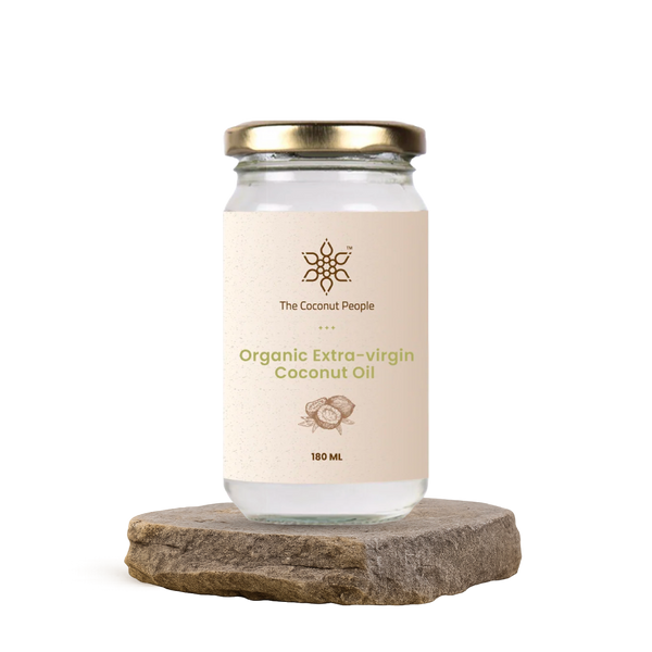 100% Organic Extra Virgin Coconut Oil (180 ML)