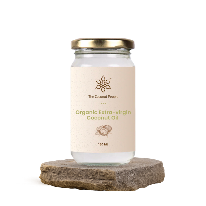 100% Organic Extra Virgin Coconut Oil (180 ML)