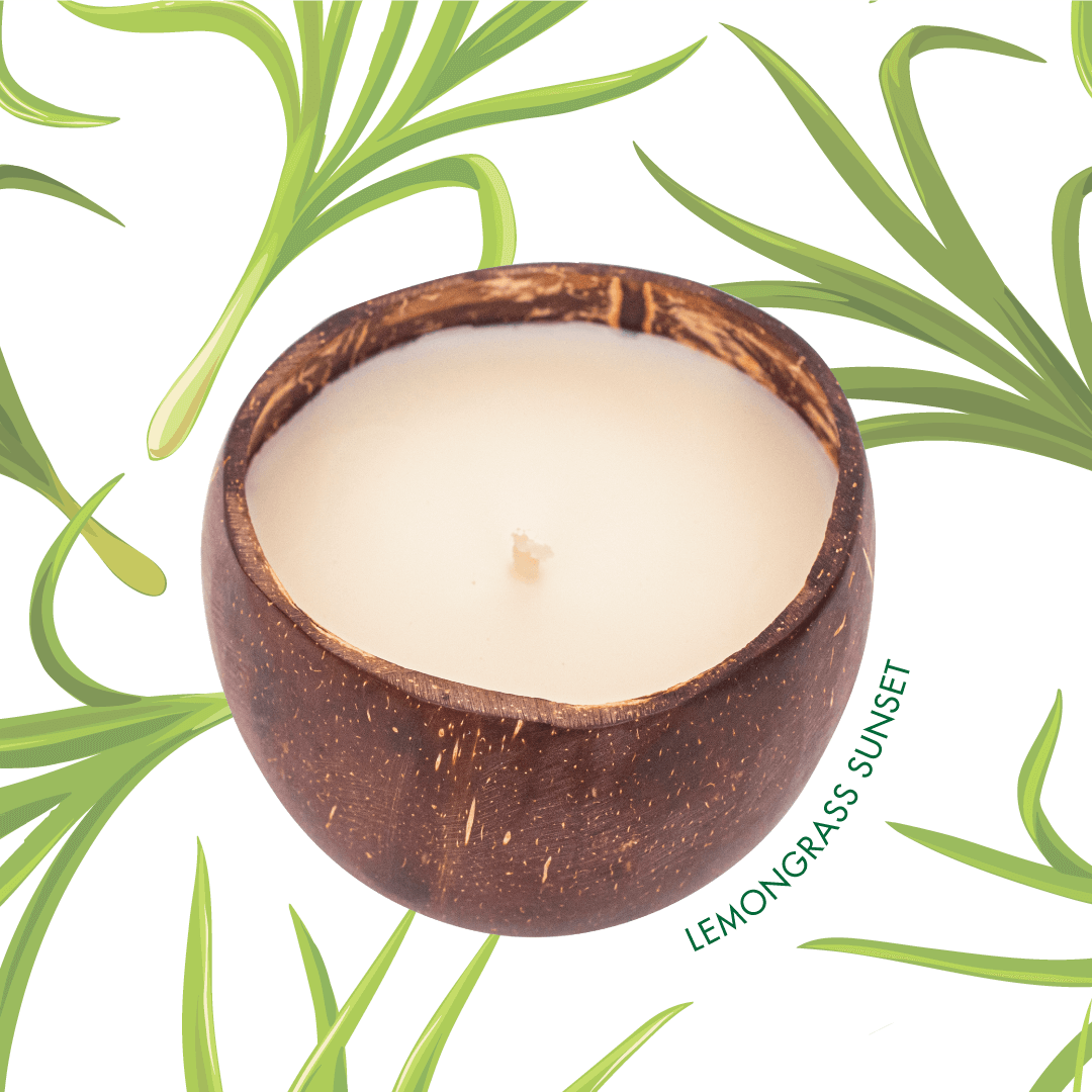 Lemongrass Sunset Candle - The Coconut People