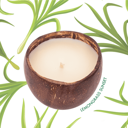 Lemongrass Sunset Candle - The Coconut People