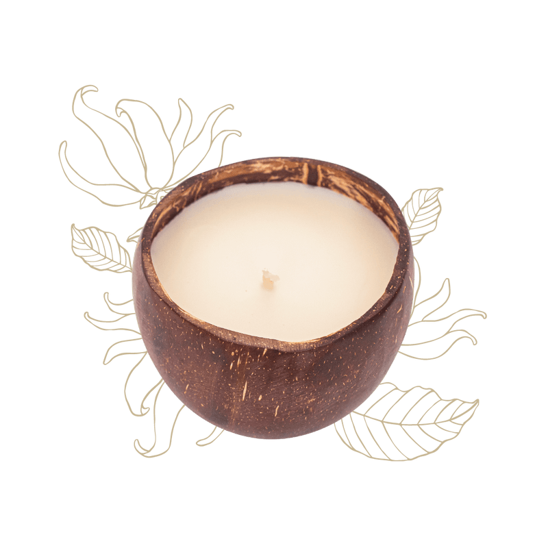 Ylang-Ylang Celeste Candle- The Coconut People