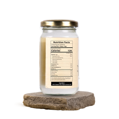 100% Organic Extra Virgin Coconut Oil (180 ML)