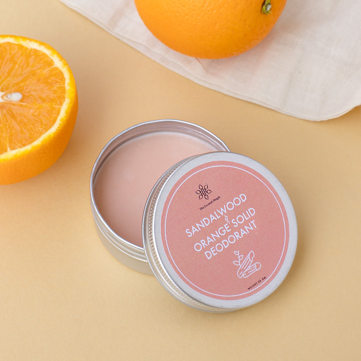 Sandalwood & Orange Natural Deodorant