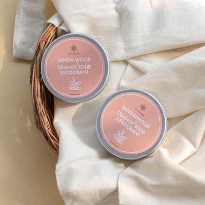 Sandalwood & Orange Natural Deodorant