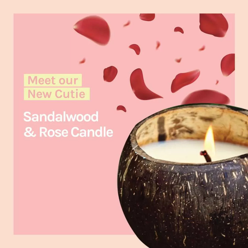 Sandalwood & Rose Coco-Candle-[Limited Edition]