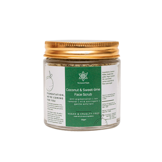 Coconut & Sweet-Lime Face Scrub