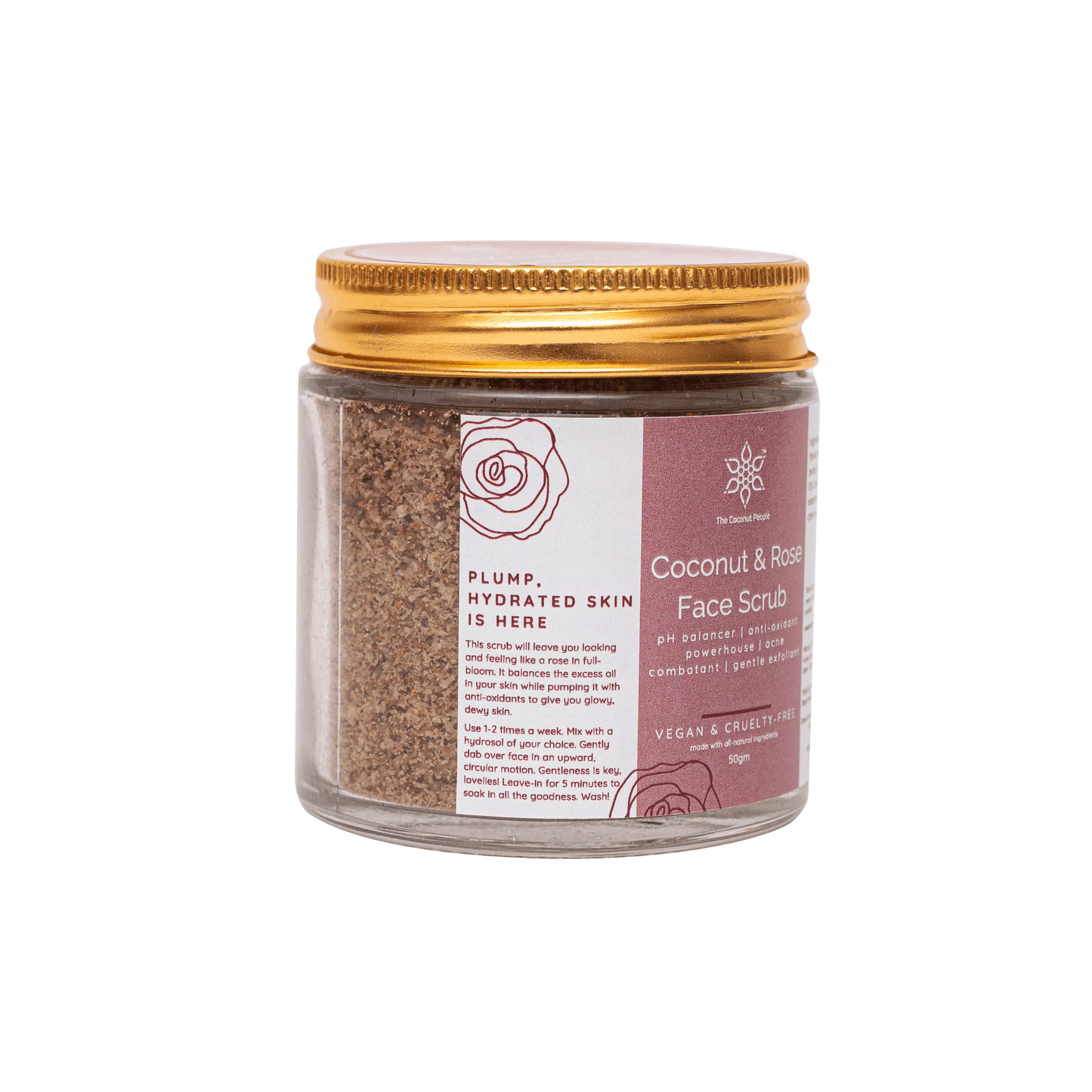 Coconut & Rose Face Scrub