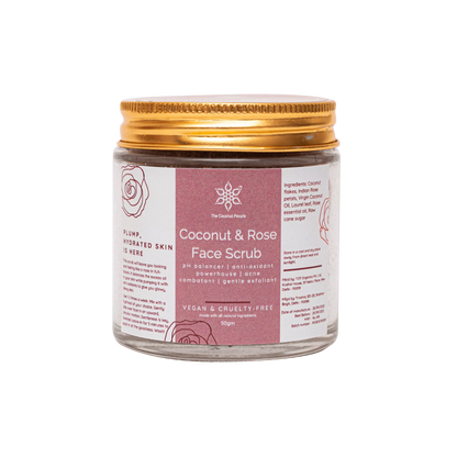 Coconut & Rose Face Scrub