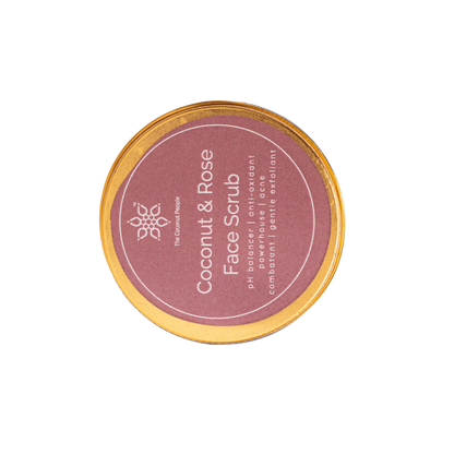 Coconut & Rose Face Scrub