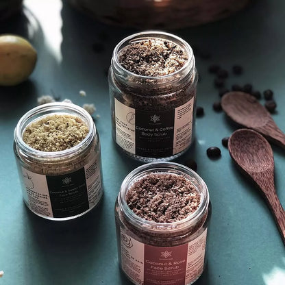 Coconut & Rose Face Scrub
